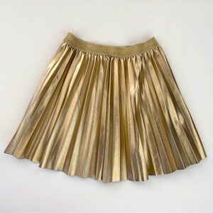 Crewcuts Gold Pleated Skirt